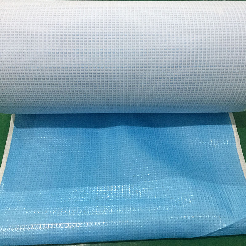 淋膜復合紡布卷材綠色淋膜浸漬無紡布卷材一次性鋪單蓋布卷材