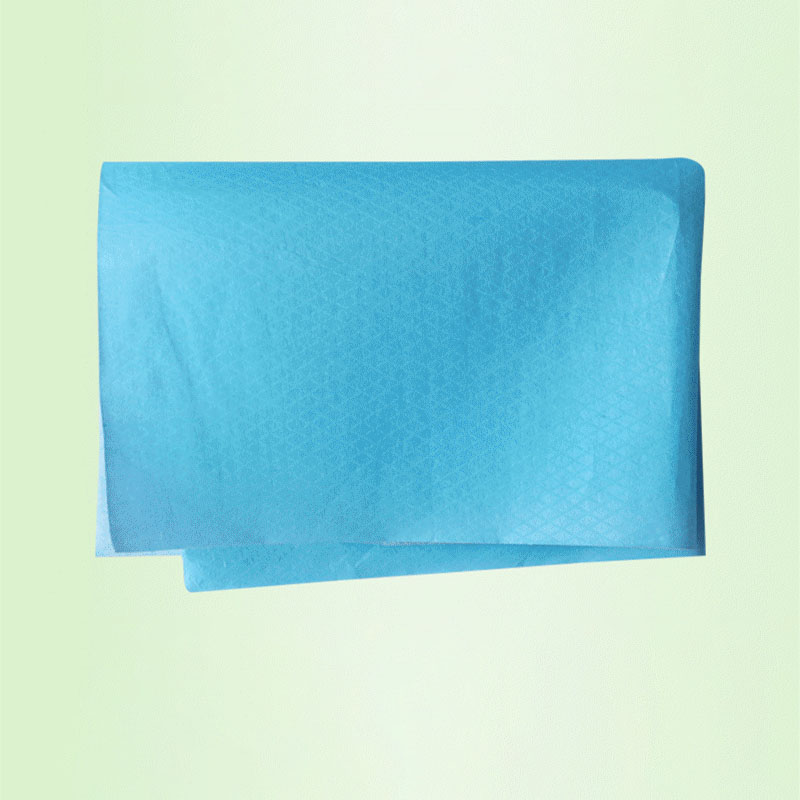 定制藍色PE淋膜木漿吸水紙檢查墊巾桌布寵物墊用淋膜復合紙