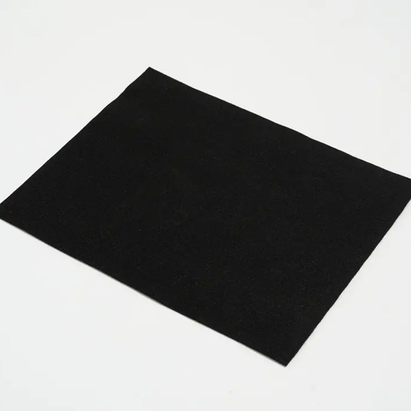 酷布丙綸燙面黑色針刺棉沙發(fā)用PP無(wú)紡布